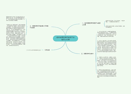 起诉变更抚养权被告不出庭怎么处理