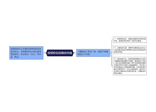 探望权包括哪些内容