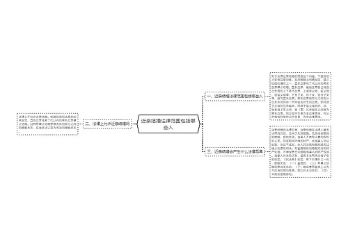 近亲结婚法律范围包括哪些人