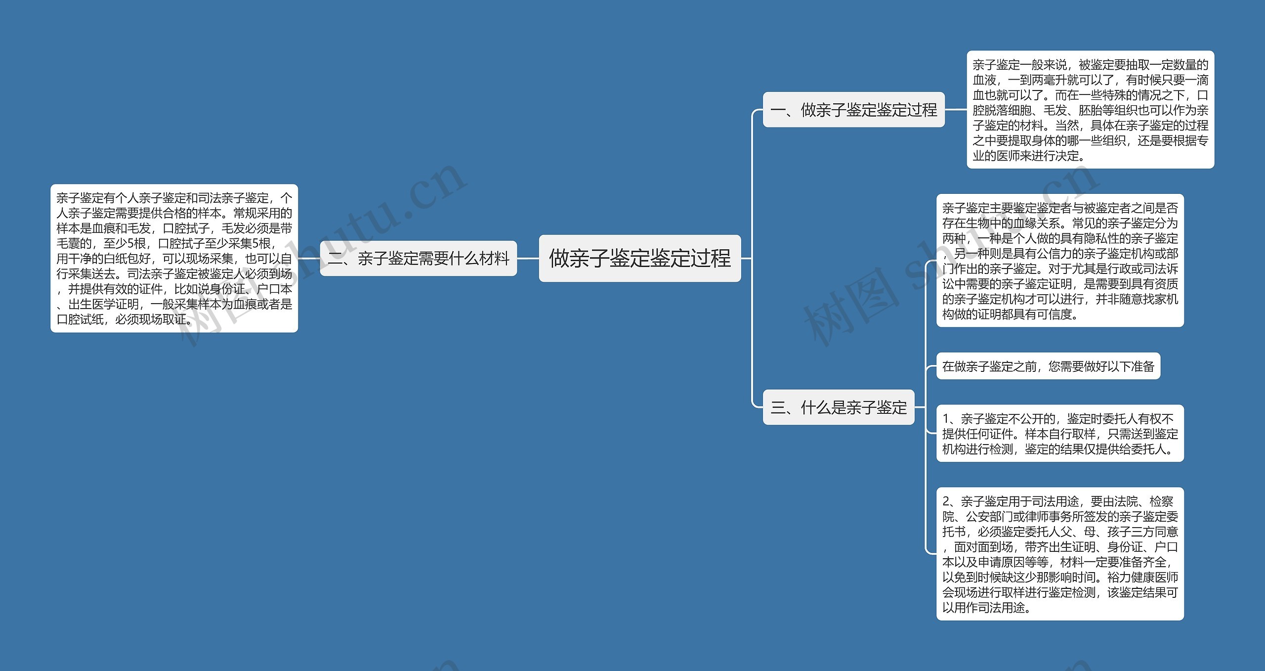 做亲子鉴定鉴定过程