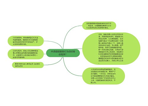 申请婚姻撤销行为须经哪些程序？