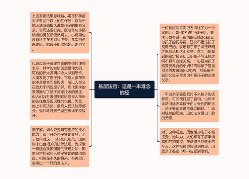 基层法官：这是一本难念的经