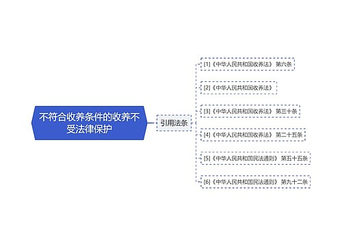 不符合收养条件的收养不受法律保护