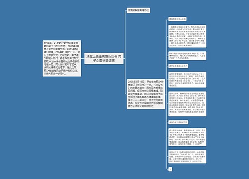 法庭上偷走离婚协议书 男子企图销毁证据