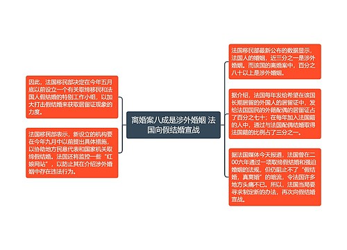 离婚案八成是涉外婚姻 法国向假结婚宣战