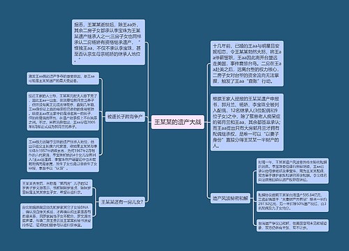 王某某的遗产大战