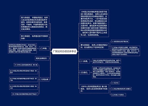 广东如何办理领养手续