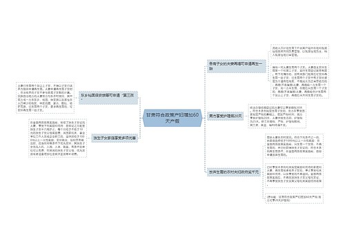 甘肃符合政策产妇增加60天产假