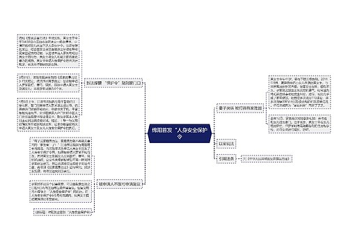 绵阳首发“人身安全保护令