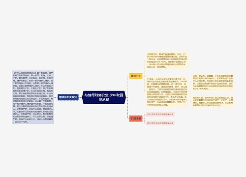 与继母对簿公堂 少年取回继承权