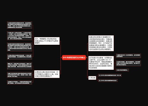 涉外离婚管辖权如何确定