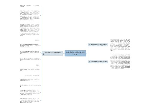 与父母断绝关系协议书怎么写