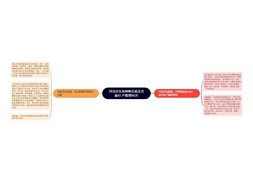 河北计生条例修正案正式施行 产假增60天