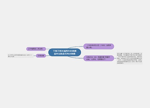 下落不明未满两年的离婚案件法院是否判决离婚