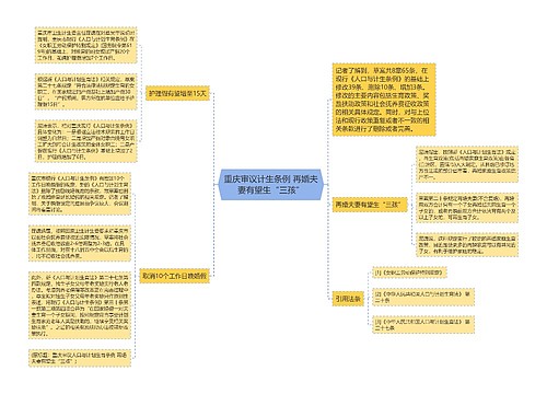 重庆审议计生条例 再婚夫妻有望生“三孩”