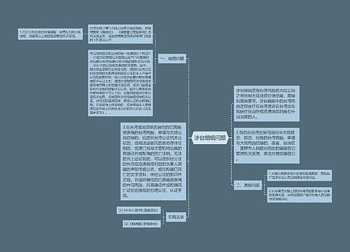 涉台婚姻问题