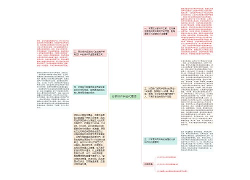  分家析产纠纷代理词   