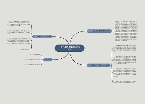 一个人能办理婚前财产公证吗