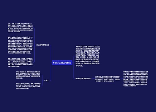 9项公证镇区可代办
