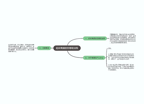 起诉离婚的在哪级法院