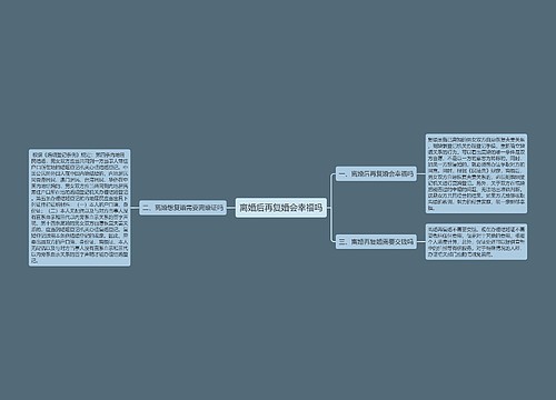 离婚后再复婚会幸福吗