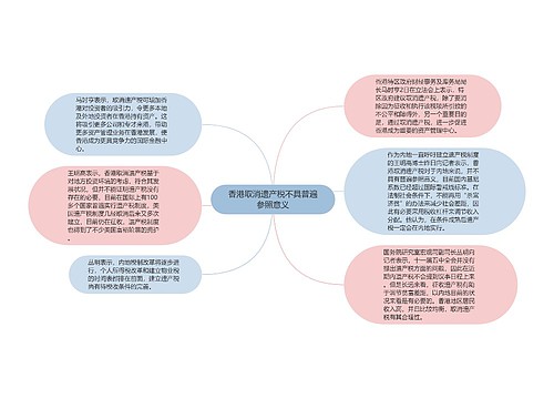 香港取消遗产税不具普遍参照意义