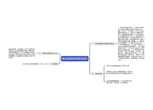 青岛离婚流程有哪些规定