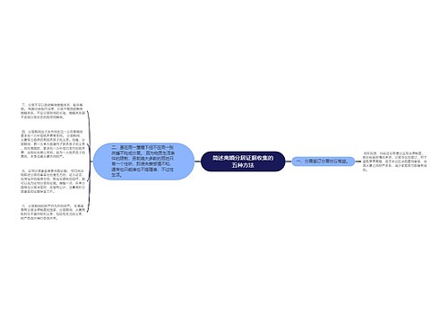 简述离婚分居证据收集的五种方法