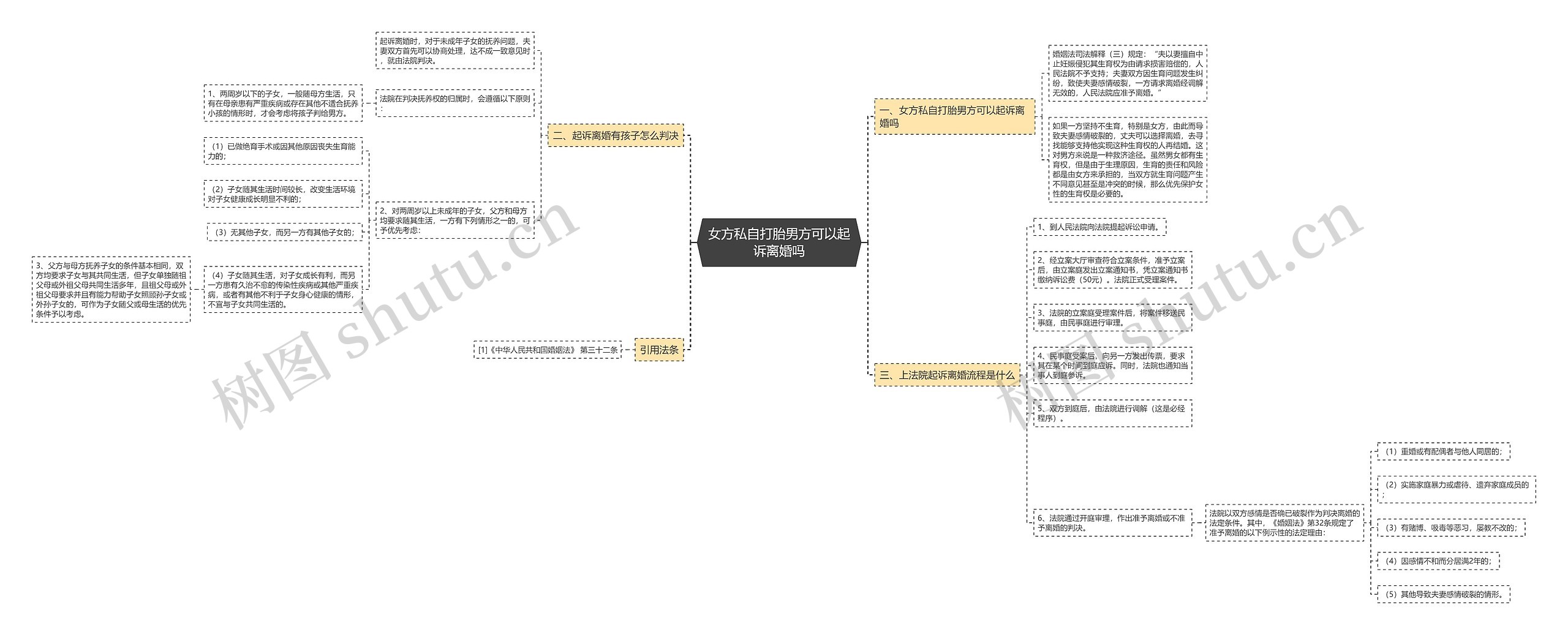 女方私自打胎男方可以起诉离婚吗 女方私自打胎男方可以起诉离婚吗