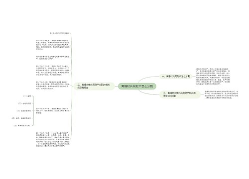 离婚时共同财产怎么分割