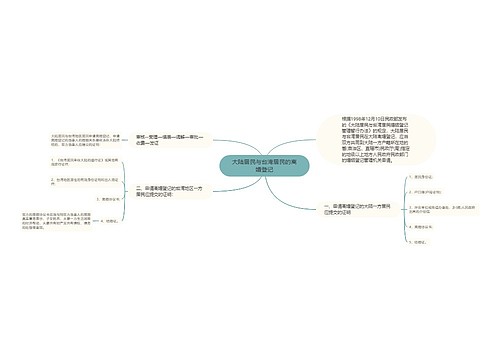 大陆居民与台湾居民的离婚登记