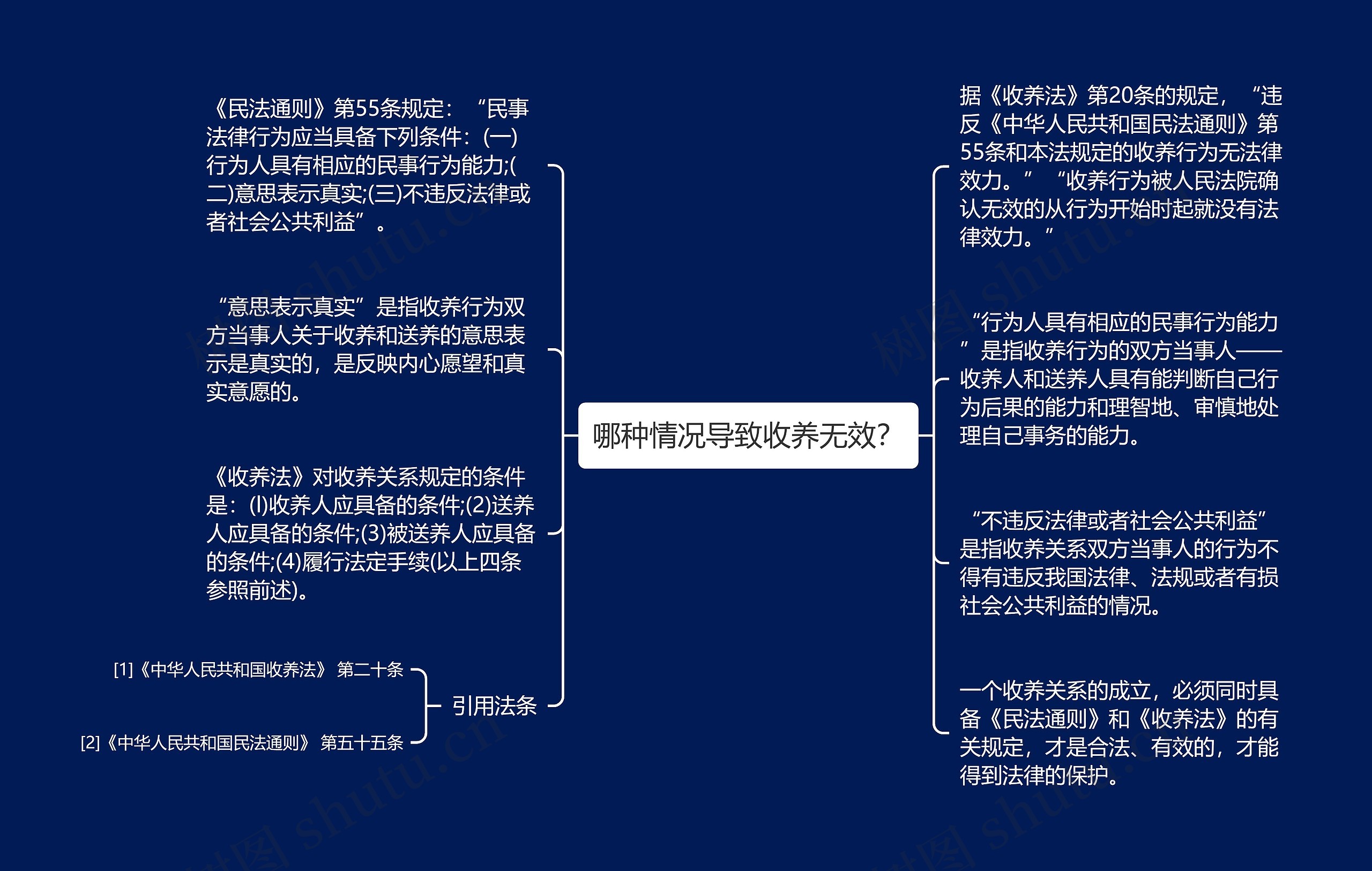 哪种情况导致收养无效？