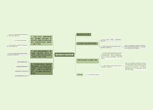 事实收养行为如何处理