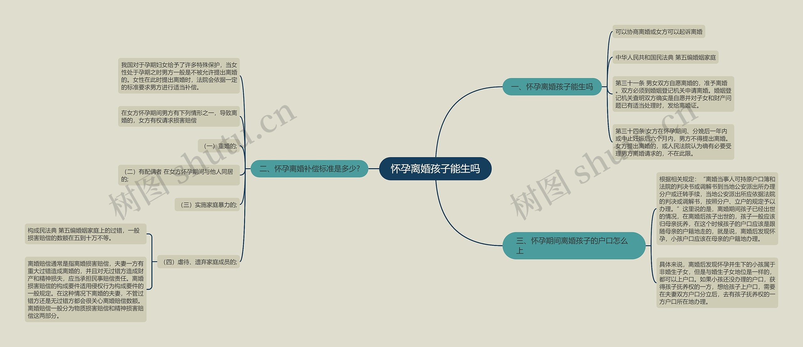 怀孕离婚孩子能生吗