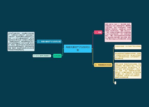 再婚夫妻财产子女如何分割