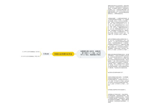 我国法定结婚年龄规定