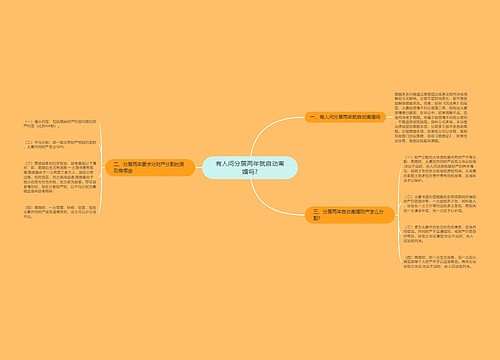 有人问分居两年就自动离婚吗?