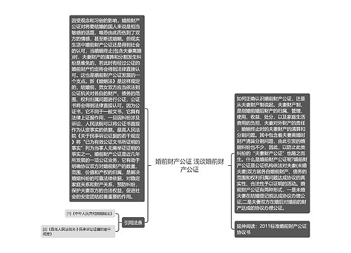 婚前财产公证 浅谈婚前财产公证