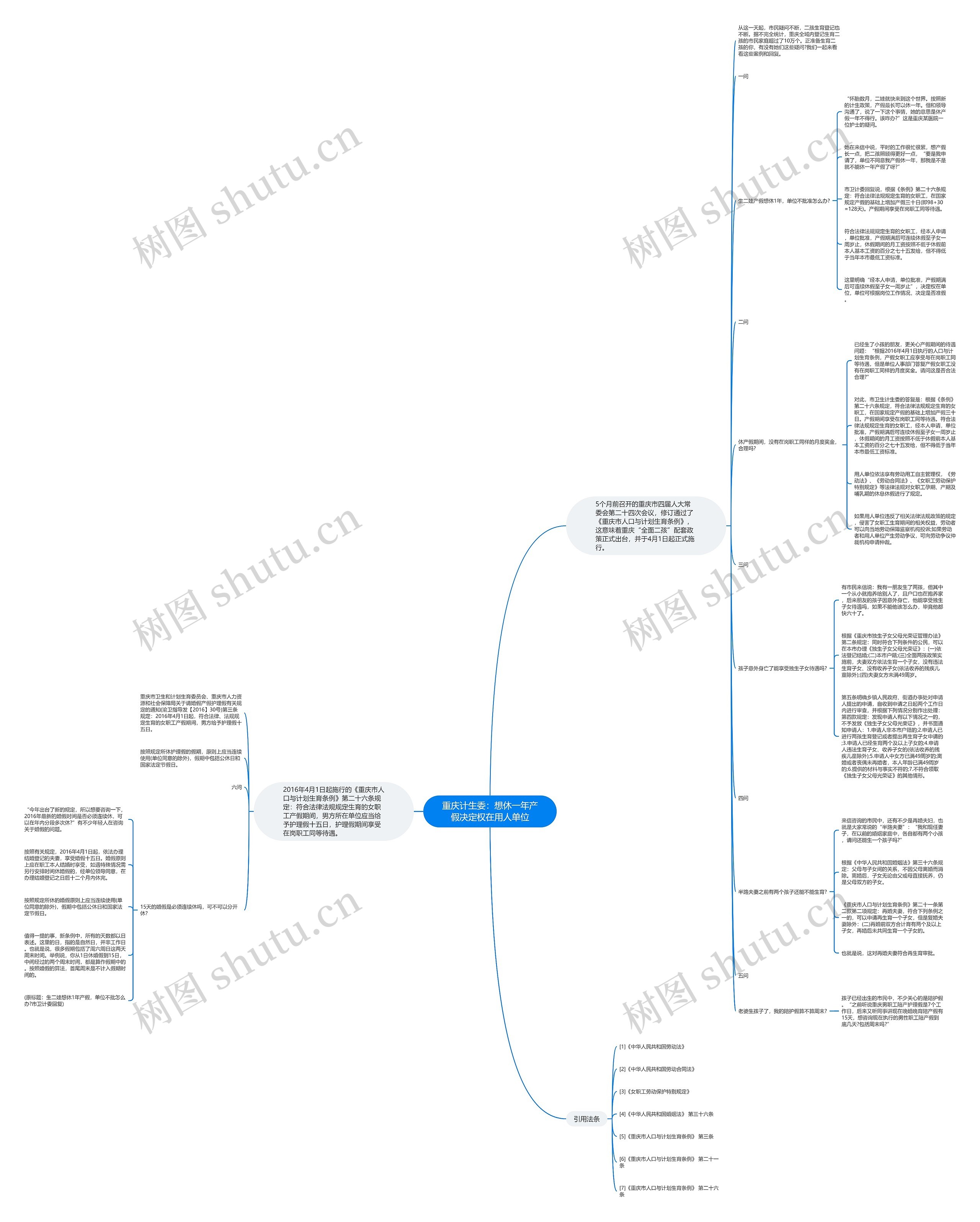 重庆计生委:想休一年产假决定权在用人单位 重庆计生委:想休一年产假决定权在用人单位
