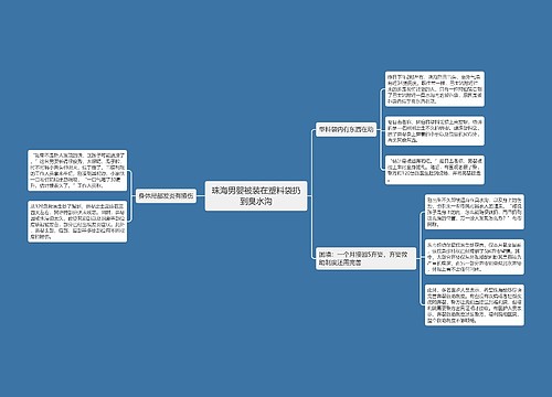 珠海男婴被装在塑料袋扔到臭水沟