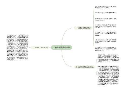 二审改判离婚的条件