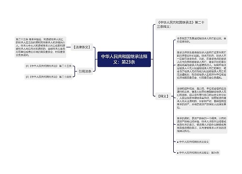 中华人民共和国继承法释义：第23条