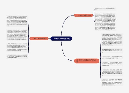 二审判决离婚是怎样的