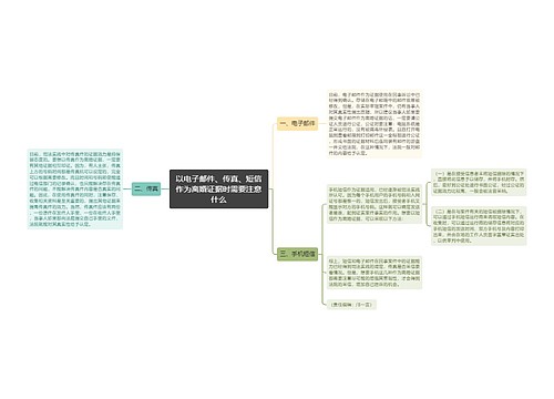 以电子邮件、传真、短信作为离婚证据时需要注意什么