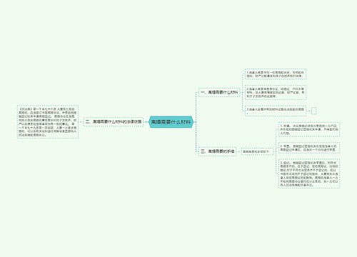 离婚需要什么材料