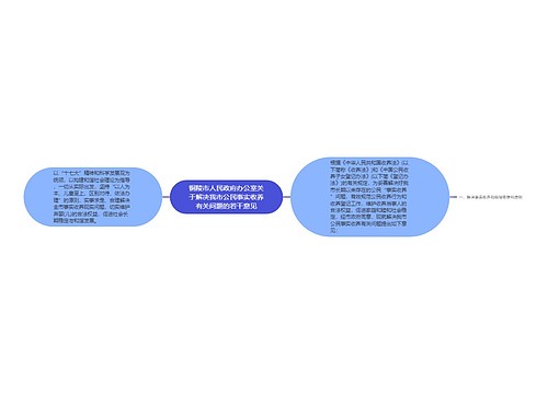 铜陵市人民政府办公室关于解决我市公民事实收养有关问题的若干意见