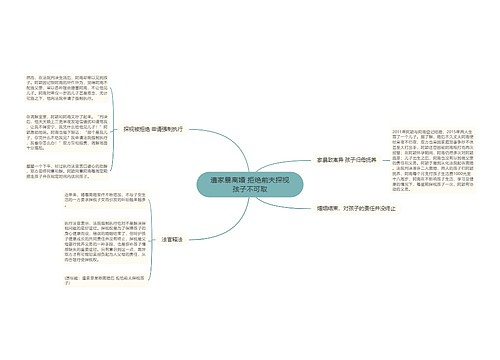 遭家暴离婚 拒绝前夫探视孩子不可取