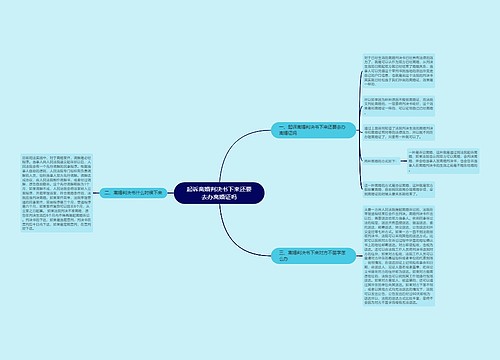 起诉离婚判决书下来还要去办离婚证吗