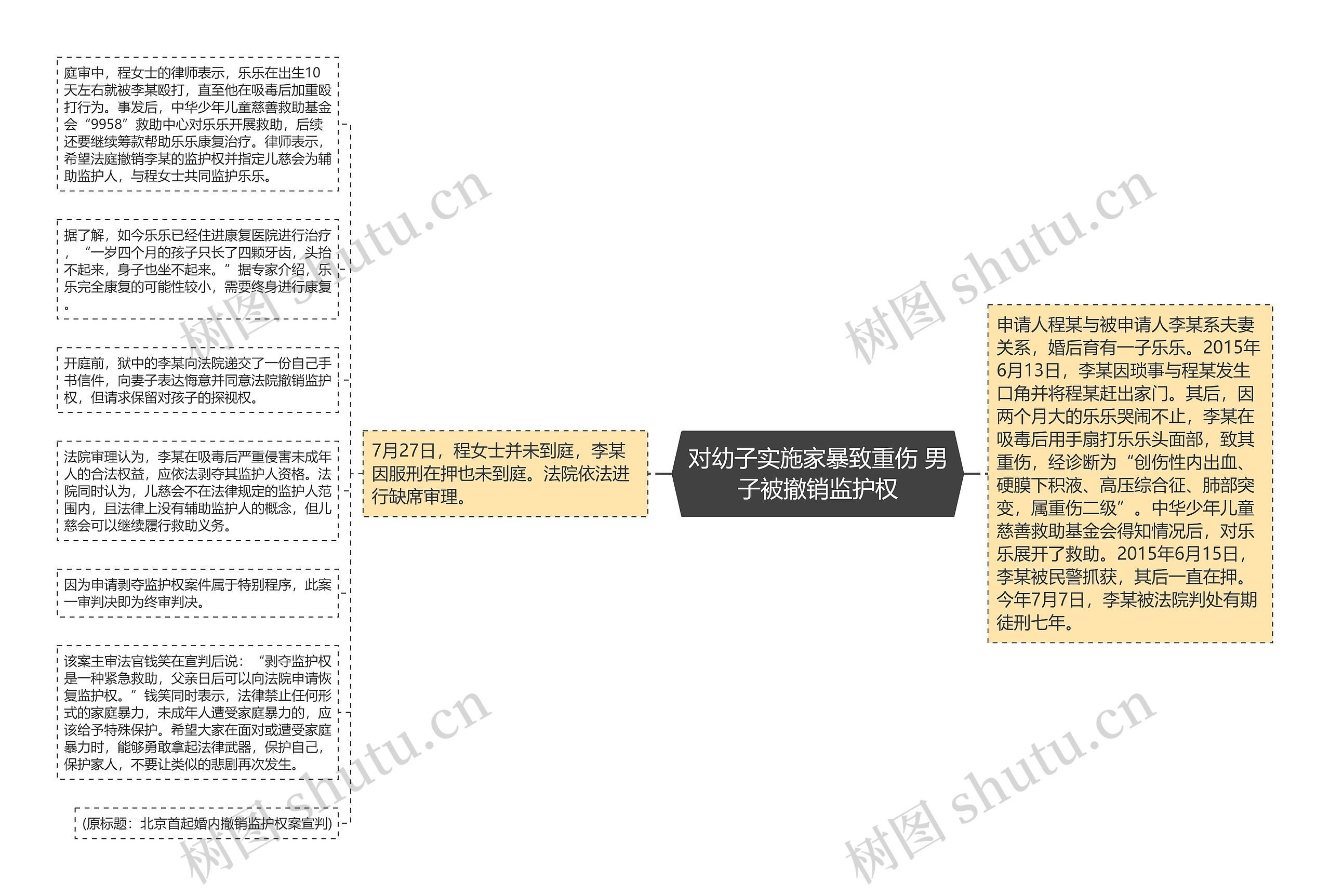 对幼子实施家暴致重伤 男子被撤销监护权