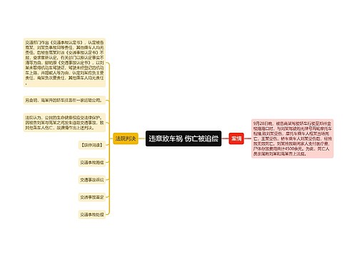 违章致车祸 伤亡被追偿